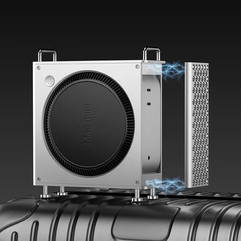 CNC Aluminum Case for 2024 Mac Mini M4 (Mac Pro Style)
