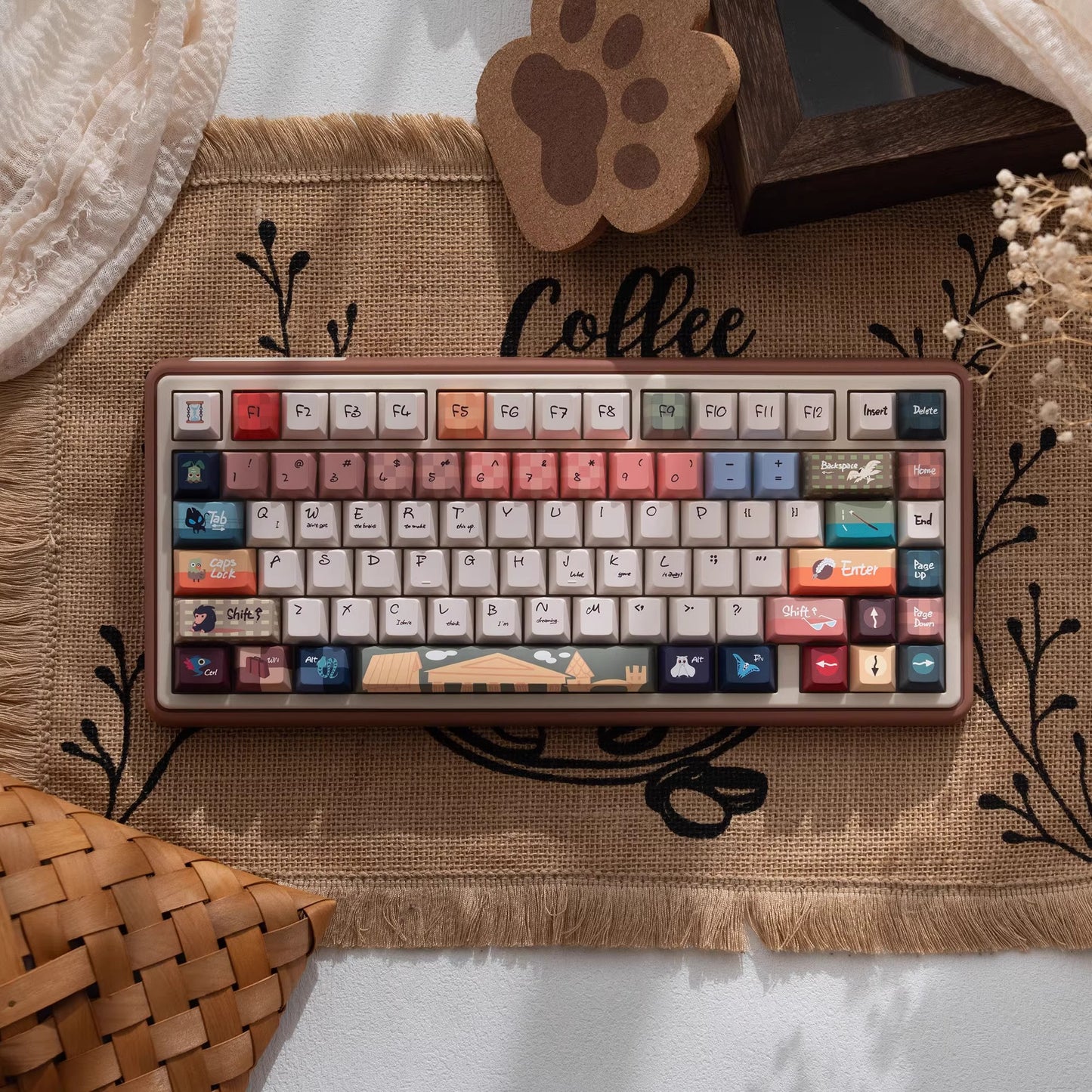 URE UR82 Cute Mechanical Keyboard Barebone