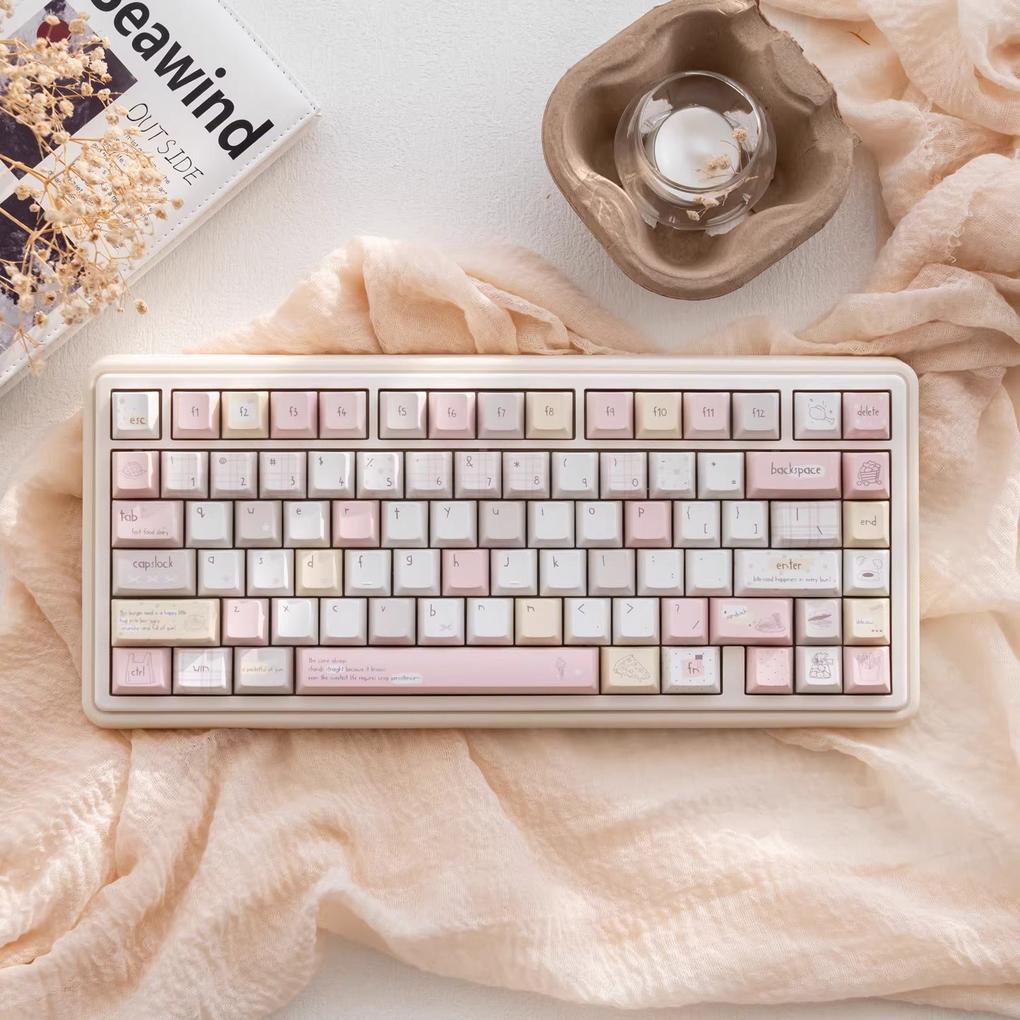 URE UR82 Cute Mechanical Keyboard Barebone