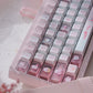 URE Hello Kitty Pink Cute Keycap Set, Cherry Profile, Dye Sub PBT + PC