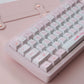 URE Hello Kitty Pink Cute Keycap Set, Cherry Profile, Dye Sub PBT + PC