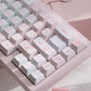 URE Hello Kitty Pink Cute Keycap Set, Cherry Profile, Dye Sub PBT + PC