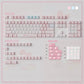 URE Hello Kitty Pink Cute Keycap Set, Cherry Profile, Dye Sub PBT + PC