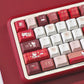 URE Kitty Red Cute Keycap Set, Cherry Profile, Dye Sub PBT