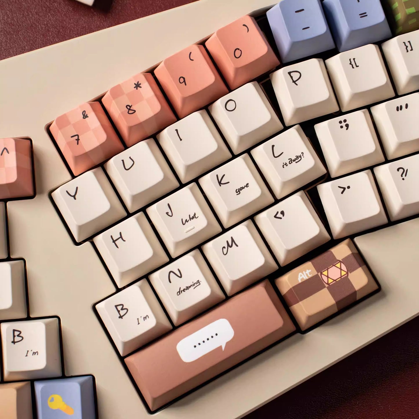 URE Magic World Cute Keycap Set, Cherry Profile, Dye Sub PBT