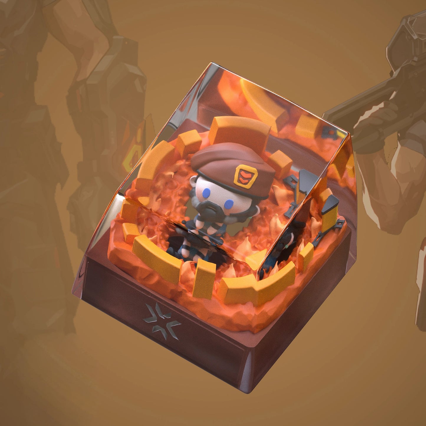 Valorant Agents & Pets Artisan Resin 3D Keycap