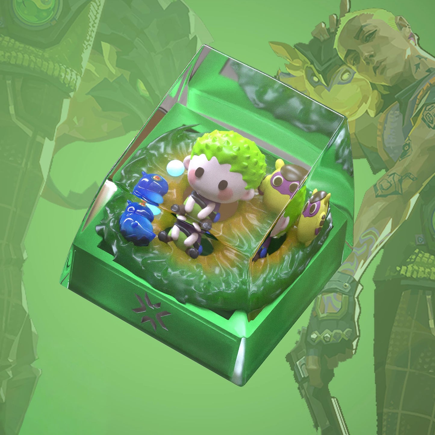 Valorant Agents & Pets Artisan Resin 3D Keycap