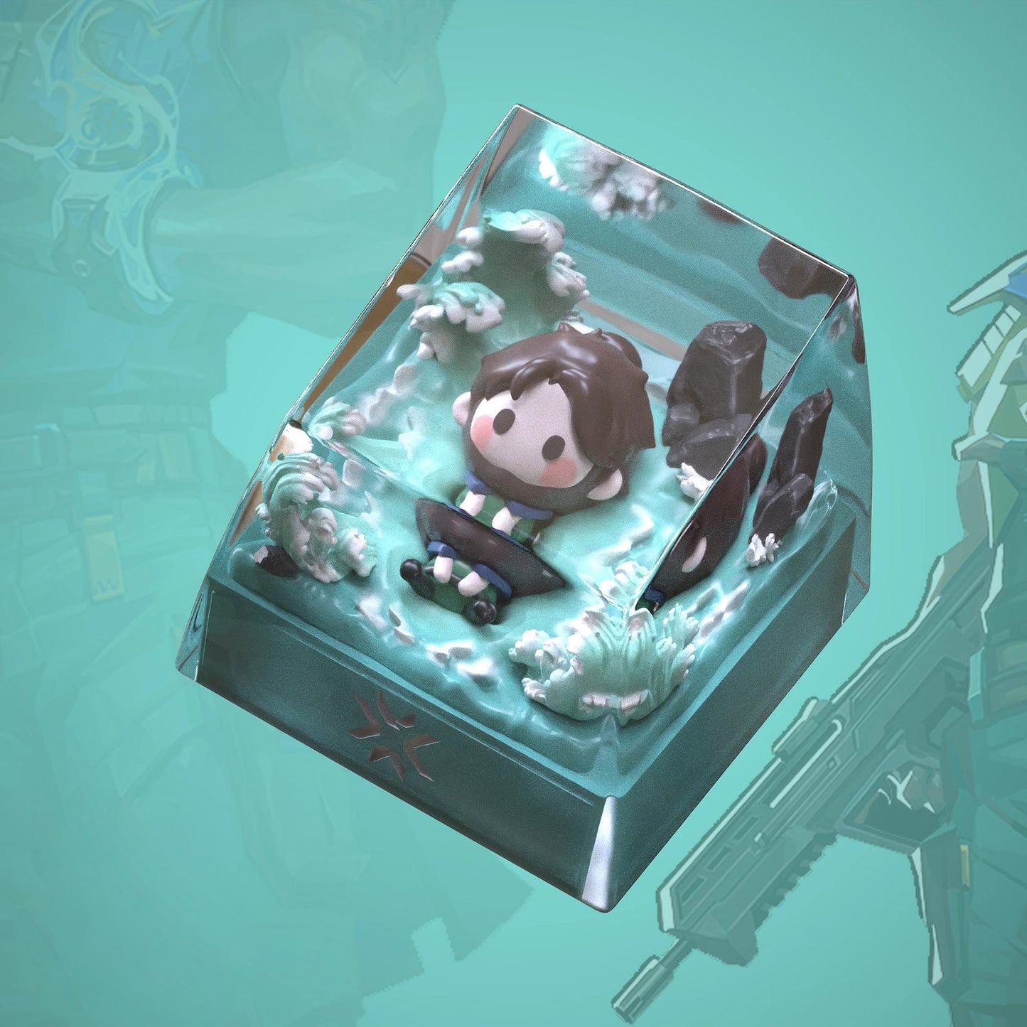 Valorant Agents & Pets Artisan Resin 3D Keycap