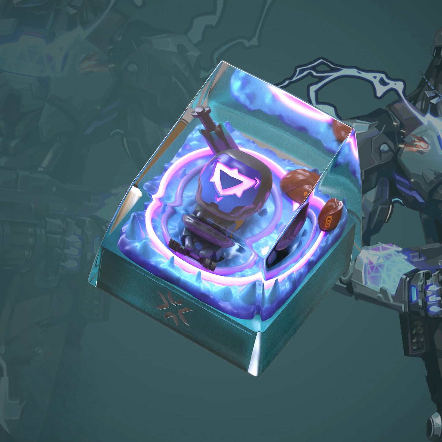 Valorant Agents & Pets Artisan Resin 3D Keycap