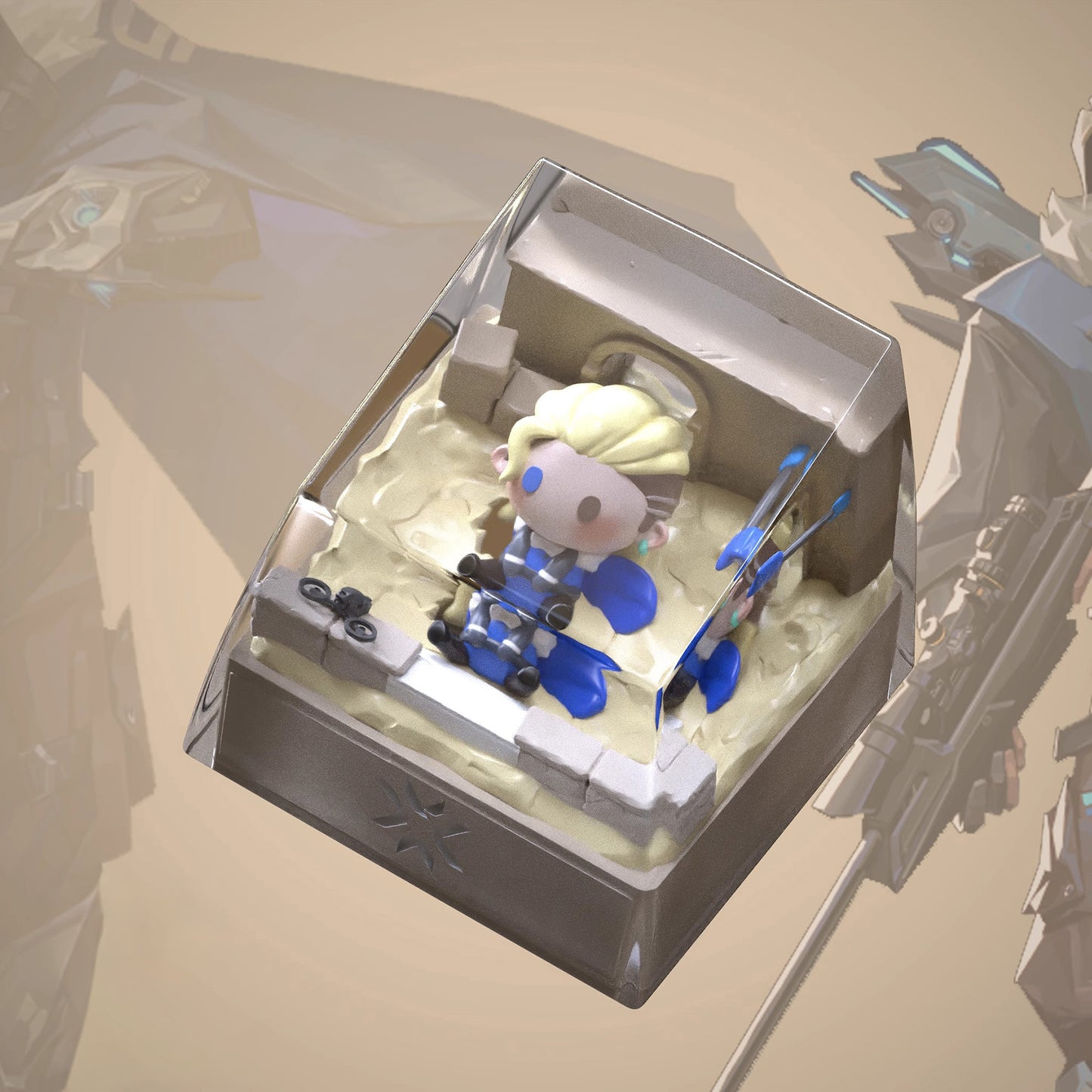 Valorant Agents & Pets Artisan Resin 3D Keycap