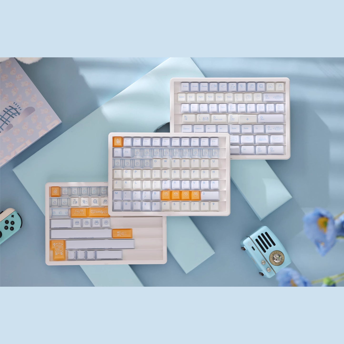 Valentty Keycap Set, Cherry Profile, Dye Sub PBT