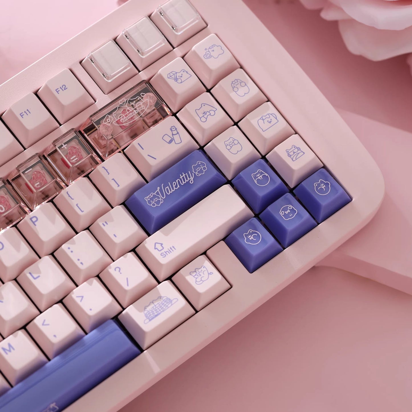 Valentty Keycap Set, Cherry Profile, Dye Sub PBT