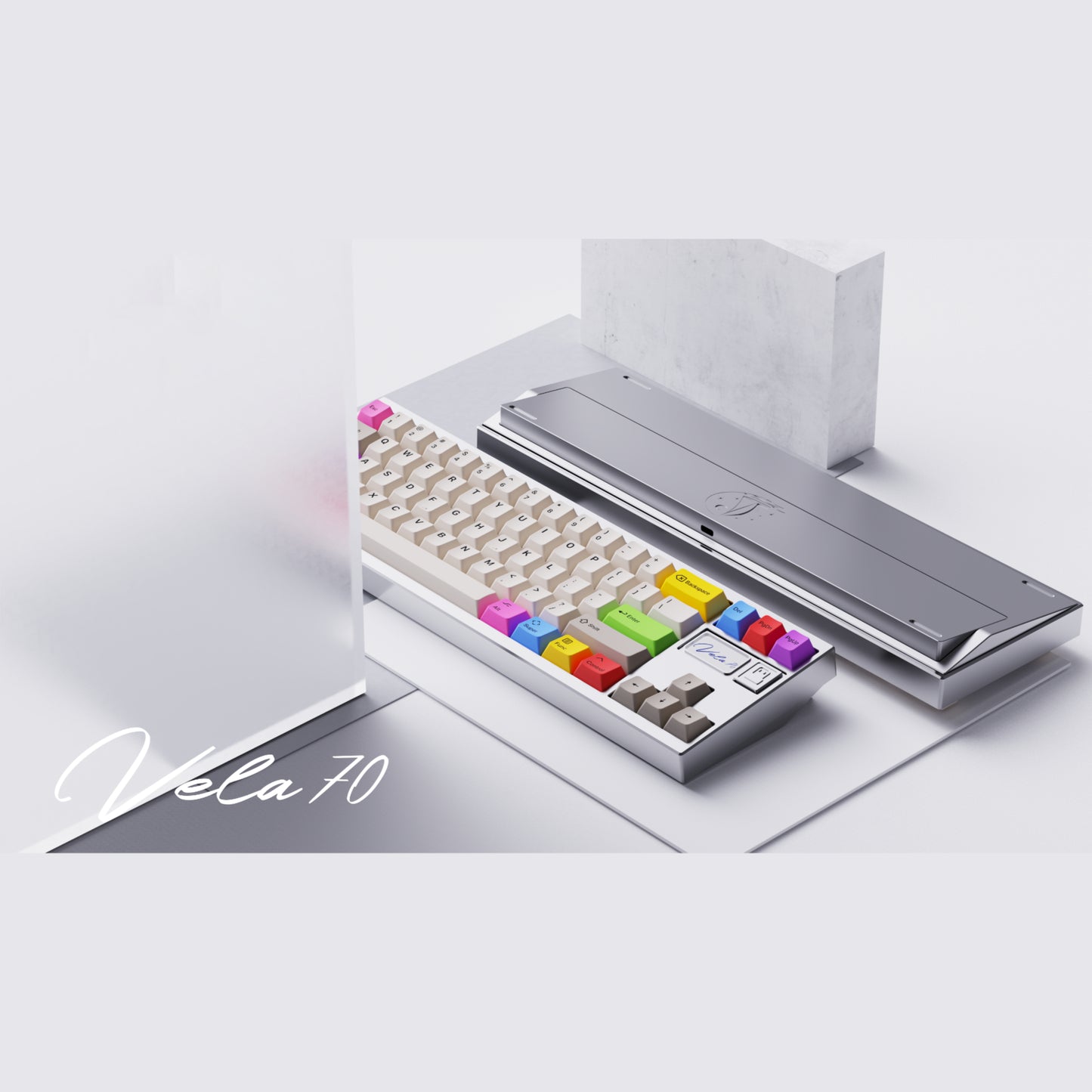 Vela70 FRL Mechanical Keyboard Barebone with Screen