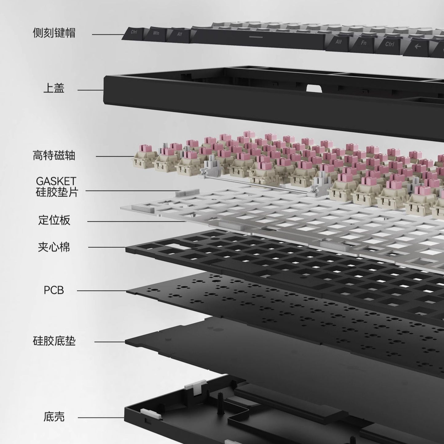 VGN A75 Magnetic HE Gaming Keyboard