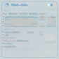 URE Winter Letter Cute Keycap Set, Cherry Profile, Dye Sub PBT + PC