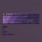 Diagonal Gradient Shine Through, Side Printed Keycap Set, Cherry Profile, Double Shot PBT Key Cap