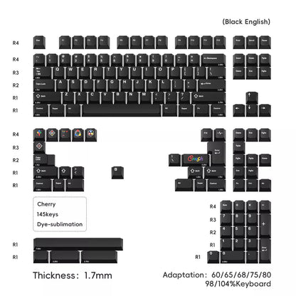 WOB Crush80 Keycap Set, Cherry Profile, PBT Dye Sub Key Cap