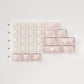 White Peach Mojito Cute Keycap Set, Cherry Profile, Dye Sub PBT + PC
