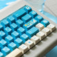 WUkds Blue Bird Keycap Set, Cherry Profile, Dye Sub PBT Key Cap
