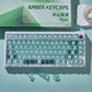 Wuque Studio Amber Transparent Keycap Set, OSA profile