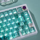 Wuque Studio Amber Transparent Keycap Set, OSA profile