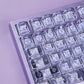 Wuque Studio Amber Transparent Keycap Set, OSA profile