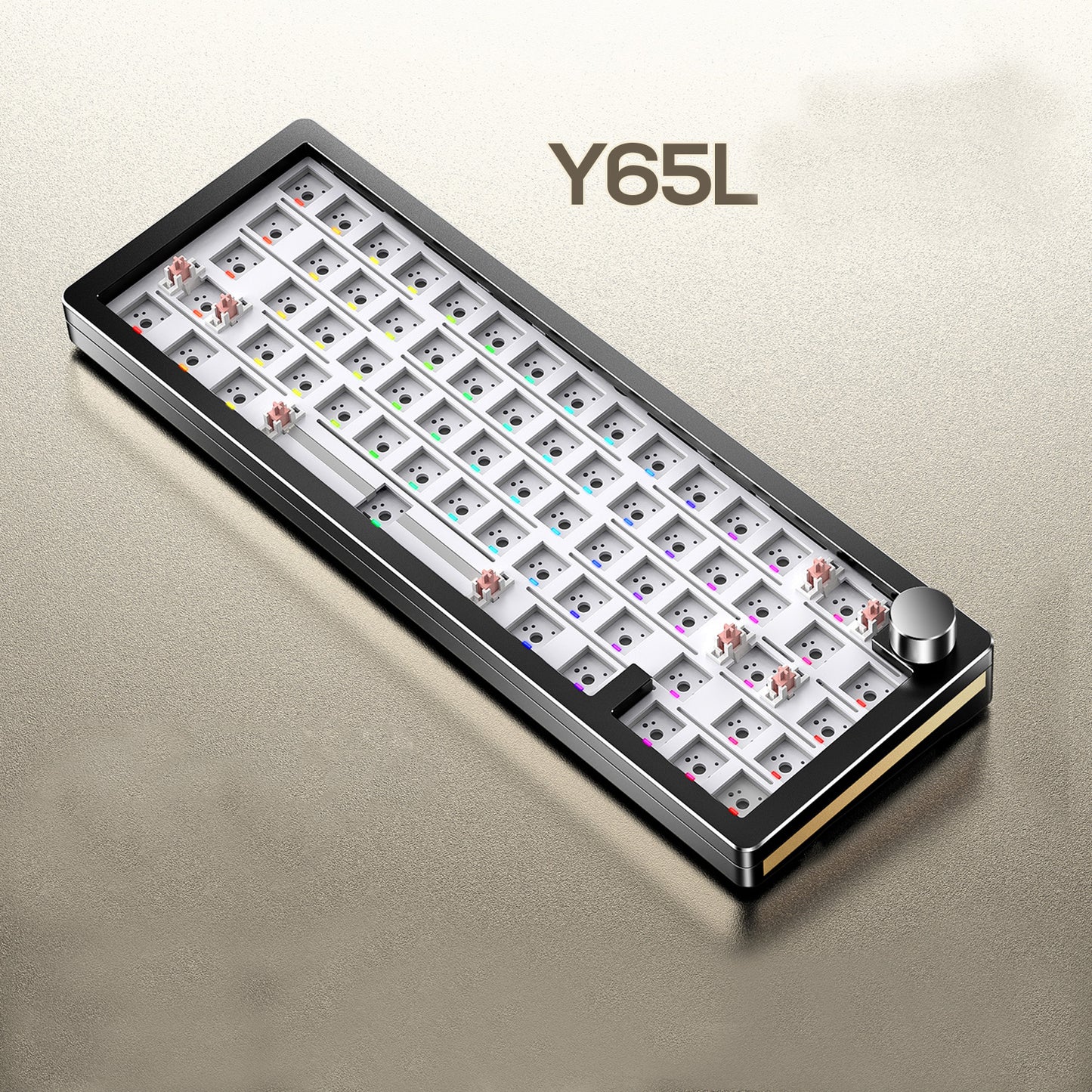 Yindiao Y65L Aluminum Wired Mechanical Keyboard Barebone