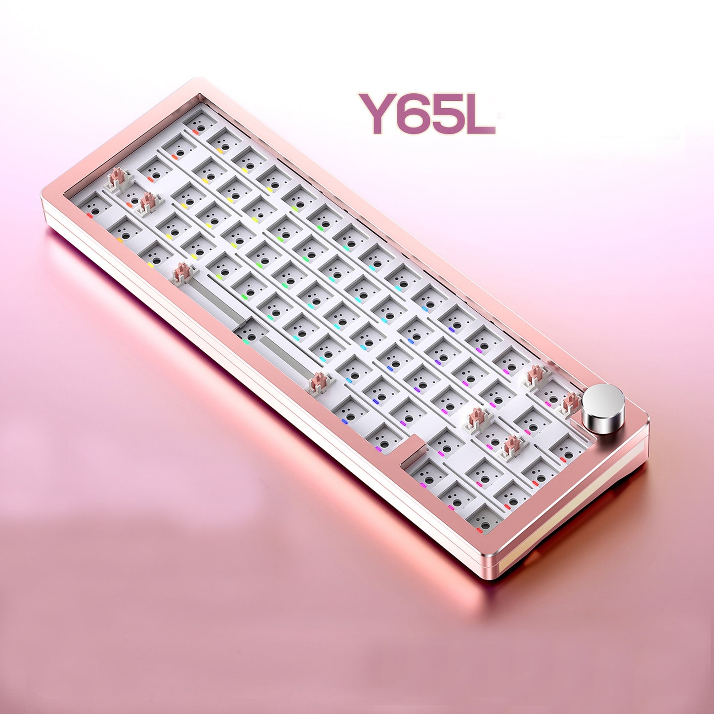 Yindiao Y65L Aluminum Wired Mechanical Keyboard Barebone