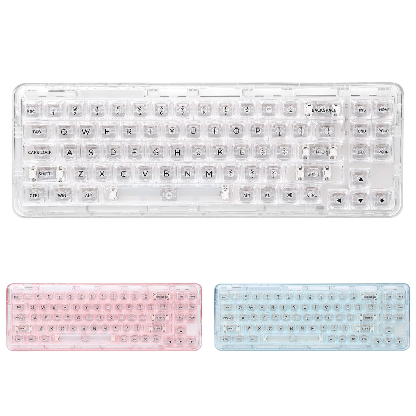 Yunzii X71 Gasket Transparent Mechanical Keyboard